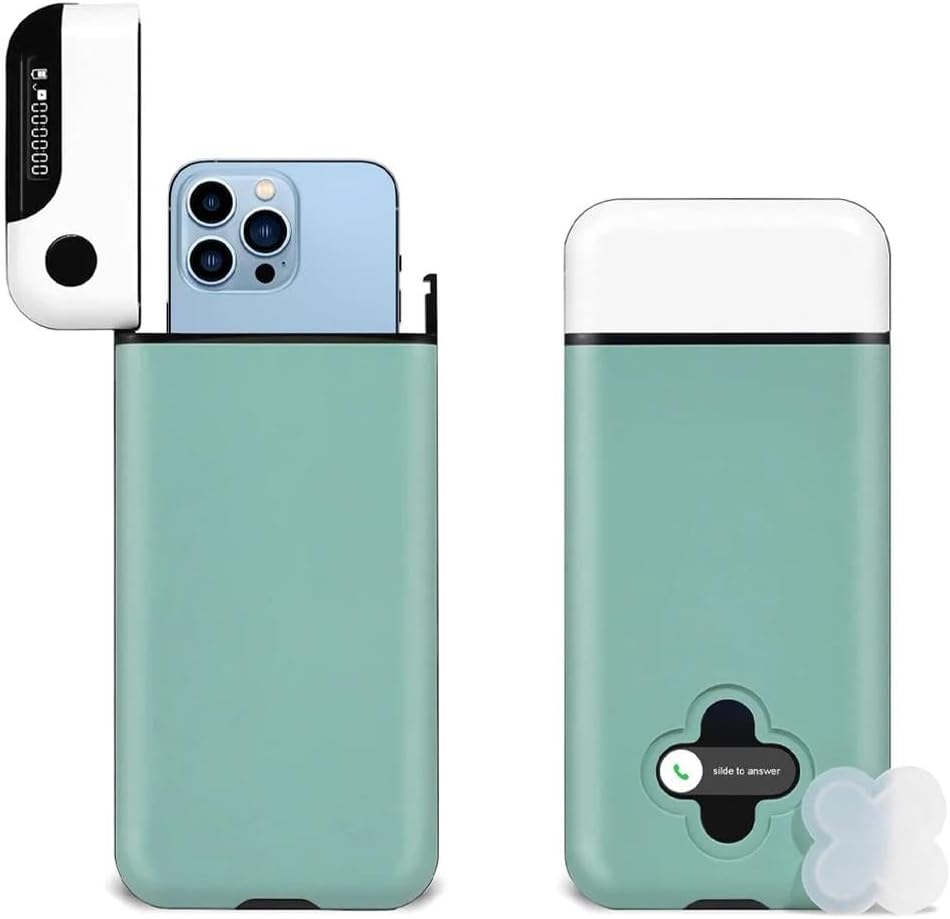 Phone Lock Box with Timer, Portable Cell Phone Lock Box, Time Lock Box for Phone and Android Phone, Help Kids,Students, Adults Focus Back,Prevent Excessive Games, Mobile Phone Addiction