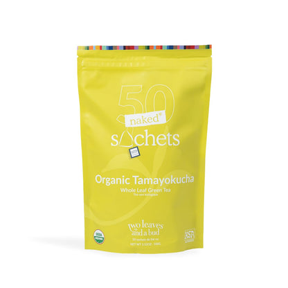 Two Leaves and a Bud Organic Tamayokucha Green Tea Bags, 50 Ct (Pack of 1)