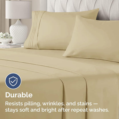 Standard Pillow Cases Set of 10 - Ultra Soft Hotel Quality Pillowcase Covers - Comfy, Cozy & Wrinkle Free - Shrink, Stain and Fade Resistant - Machine Washable Pillow Protectors - 10 Pcs Set - White - Colors A