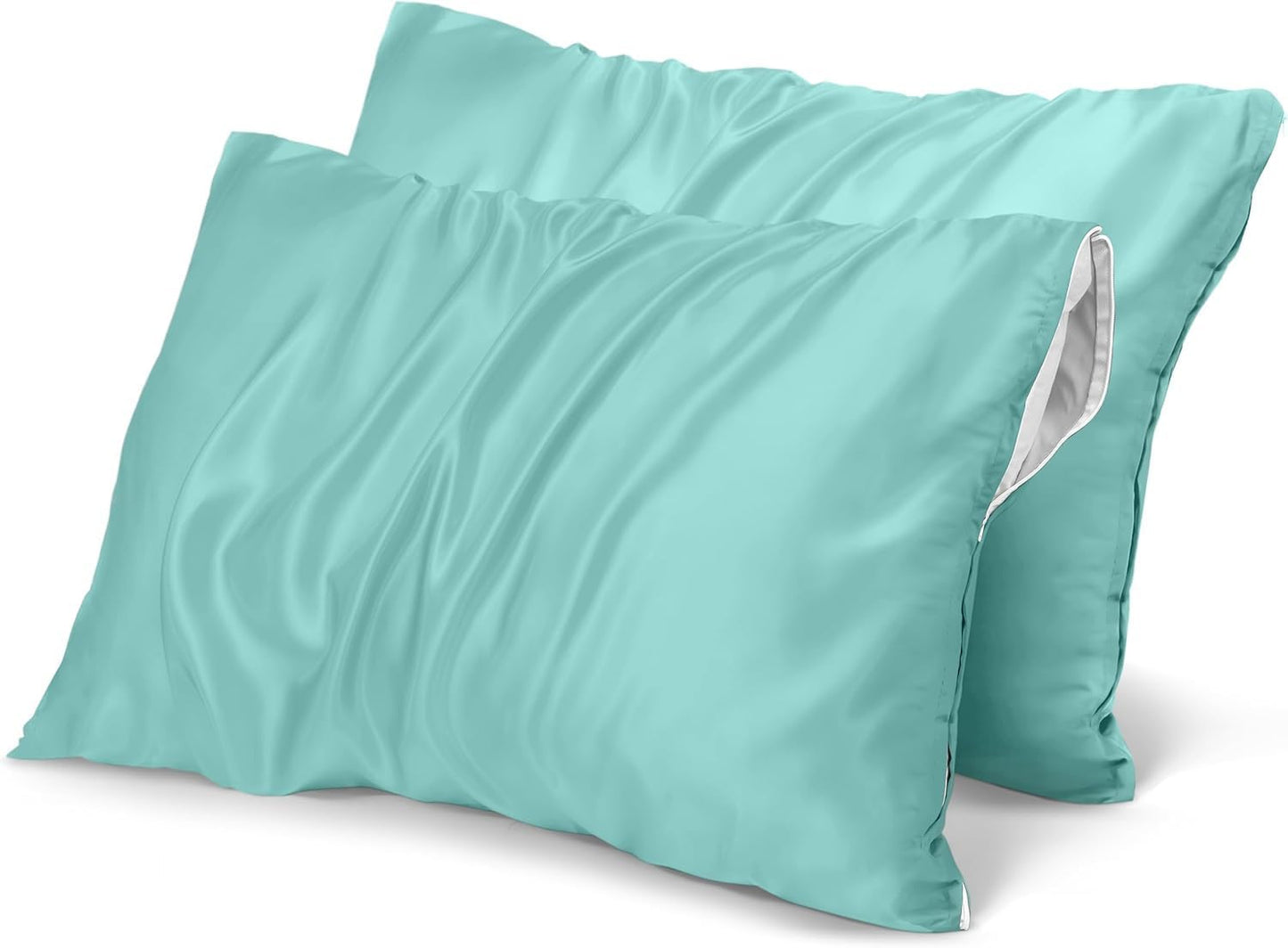 Utopia Bedding Premium 100% Waterproof Pillow Protectors with Zipper Standard Size (Set of 4), Bed Bug and Dust Mite Proof Zippered Pillow Covers, Pillow Encasement Cases, Gray