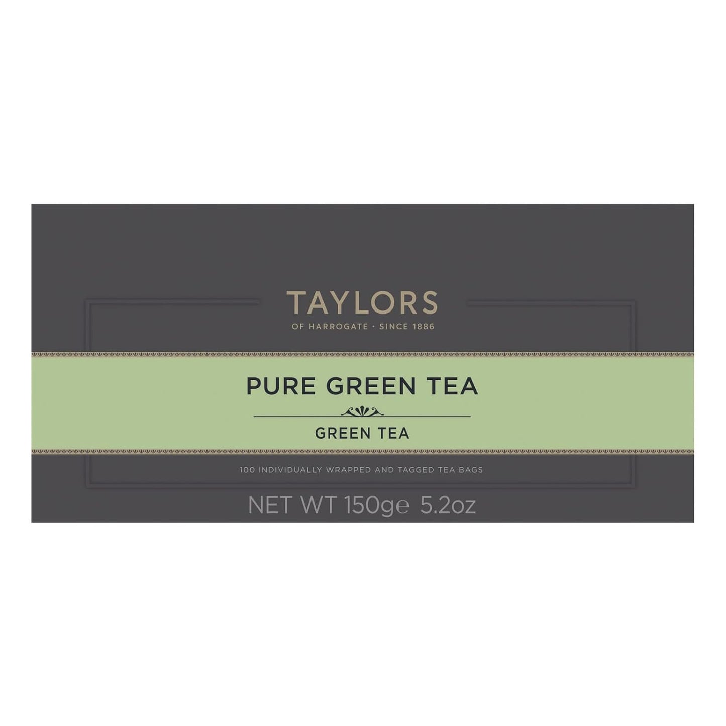 Taylors of Harrogate Lemon & Ginger, Herbal Tea, Individually Wrapped Bags, 100 Count (Pack of 1), Cleansing, Invigorating and Citrussy, Caffeine-Free, Enjoy Hot or Iced, 100 Teabags