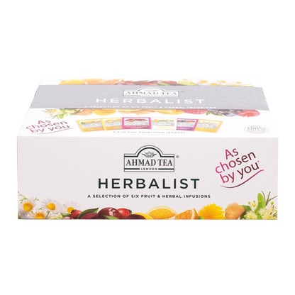 Ammad Tea Herbal Tea, Herbalist Variety Gift Box, 60 Foil Teabags - Decaffeinated & Sugar-Free