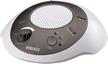 Homedics SoundSleep White Noise Sound Machine, Blue, Small Travel Sound Machine with 6 Relaxing Nature Sounds, Portable Sound Therapy for Home, Office, Nursery, Auto-Off Timer, by Homedics