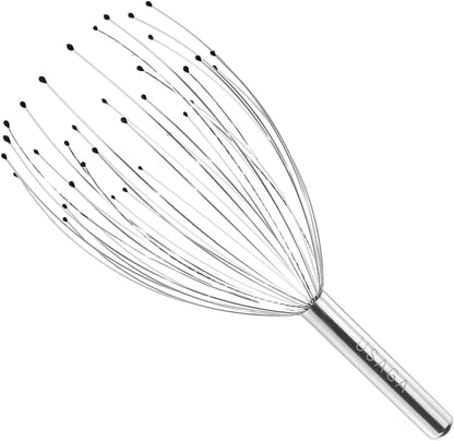 USAGA 36 Fingers Head Massager Scalp Massager Head Scratcher (Black)