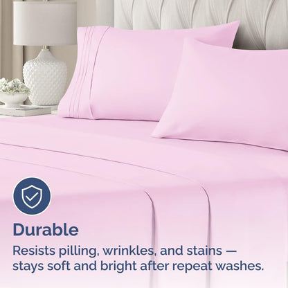 Standard Pillow Cases Set of 10 - Ultra Soft Hotel Quality Pillowcase Covers - Comfy, Cozy & Wrinkle Free - Shrink, Stain and Fade Resistant - Machine Washable Pillow Protectors - 10 Pcs Set - White - Colors A