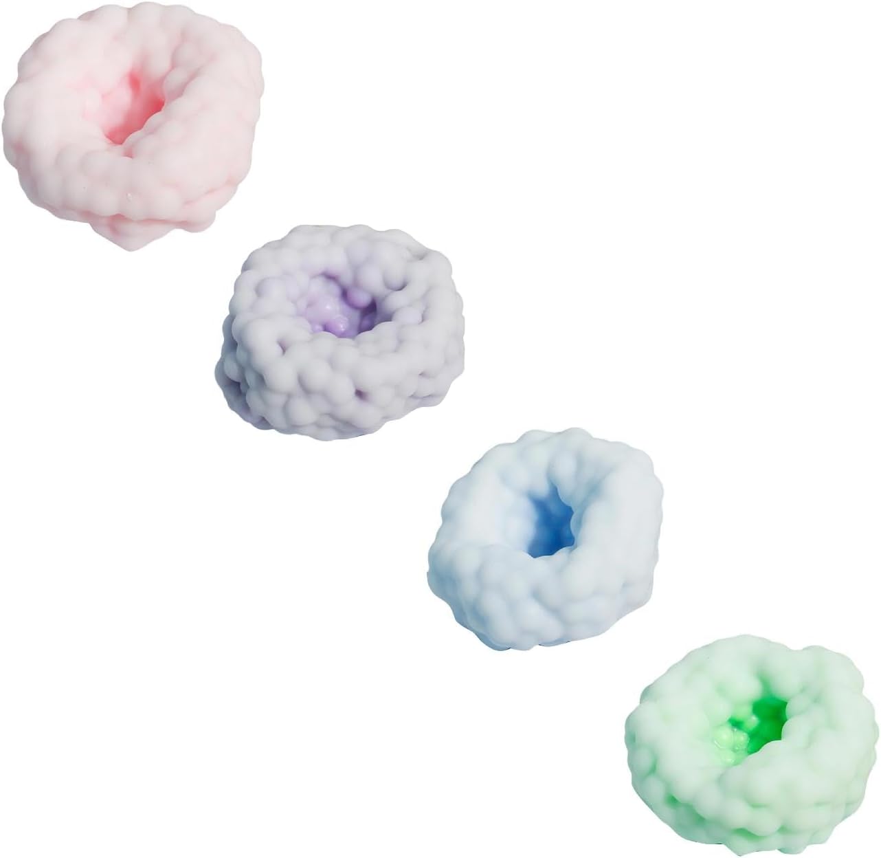 Stress Ball Stress Relief Toys Decompress Venting Vacuum Compression Ball Soft Stretchy Slow Rise for Office Home Daily Relax