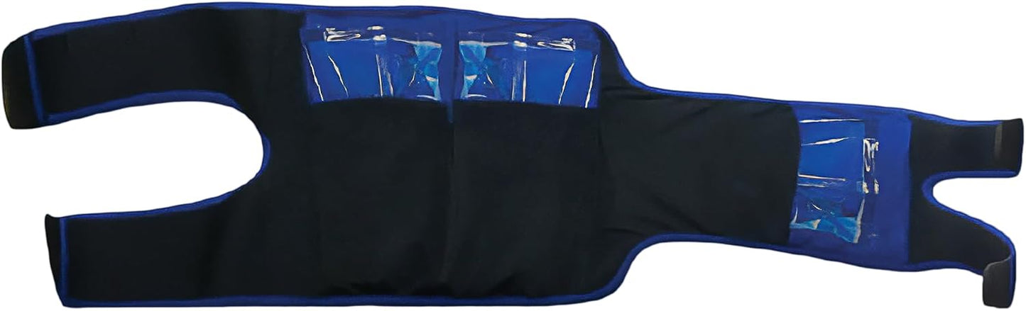 Shock Doctor Ice Recovery Compression Knee Wrap Brace