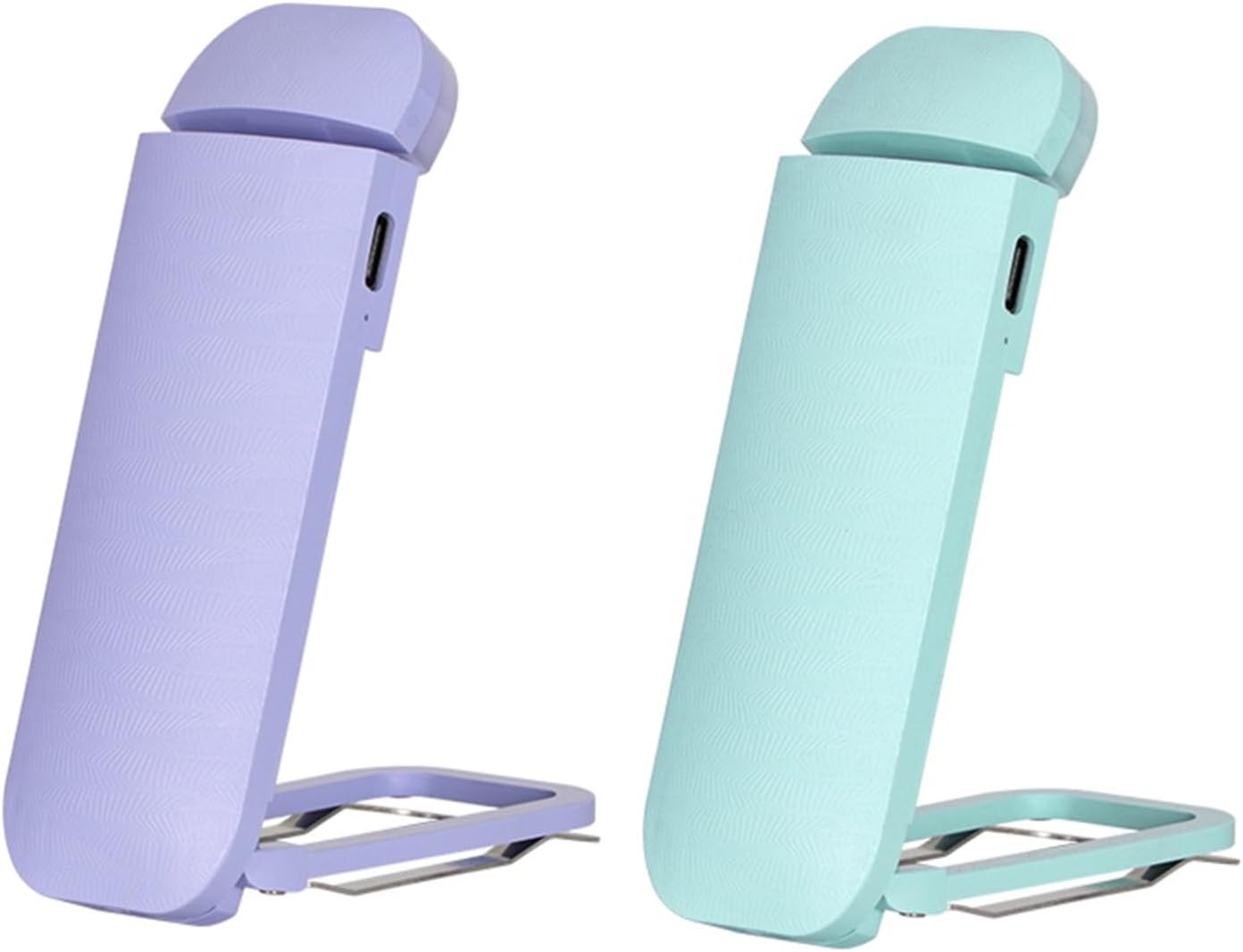 HEMONNKAM Book Reading Light, Rechargeable Clip on Booklight, Eye Caring 3 Color Temperatures & 5 Brightness Levels, Night Use for Bed, Long Lasting, Reading at Night in Bed, Purple