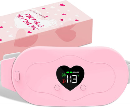 Glyduny Portable Heart Heating Pads, Electric Cordless Heat Pad