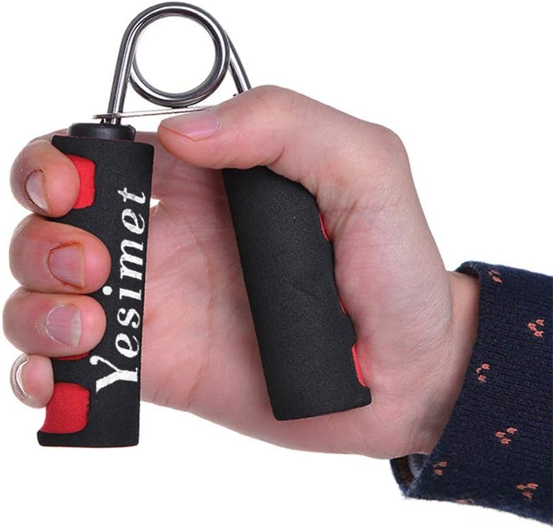 Hand Grip Strengthener Set, Forearm Exerciser, Finger Exercise Gripper, Grip Strength Trainer, hand Trainer-Soft Foam Hand Exerciser for Quickly Increasing Forearm and Hand Grips,2 Pack