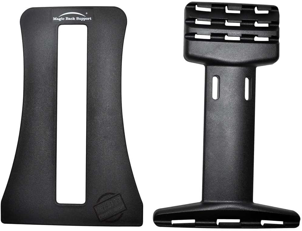 Back Magic Multi-Level Back Stretching Device，Back Alignment Device,Lumbar Stretcher Spinal, Lower and Upper Muscle Pain Relief(Black)