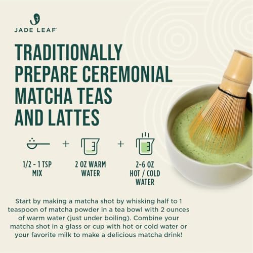 Jade Leaf Matcha Powder, Organic Culinary Grade, 30g / 1.06oz