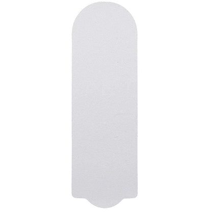 ForPro Professional Collection Stainless Steel Pedi File Refill, 180 Grit, White, EZ-Strip Peel Pedicure Refill Pads, 1.25” W x 4” L, 50-Count