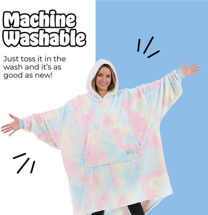 THE COMFY Dream | From Shark Tank | Patented | No Sherpa | Light Wearable Blanket Hoodie | Gift for Women & Men | One Size