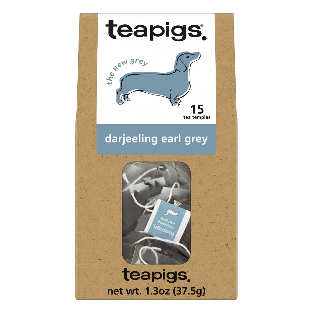 Teapigs, Tea Darjeeling Earl Grey, 15 Count