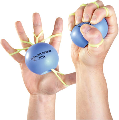 Handmaster Plus Physical Therapy Hand Exerciser - Forearm Exerciser with Stress Relief Ball - Hand Therapy Balls for Exercise, Training - Finger Exerciser & Strengthener - Firm Tension, Orange