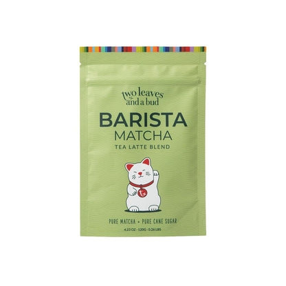 Two Leaves and a Bud Barista Matcha Sweetened Latte Blend, 120g (Pack of 2)