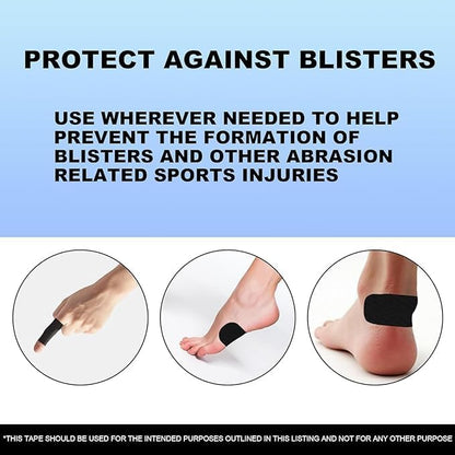 Black Mouth Tape for Sleeping (90 Pack) – Hypoallergenic Cotton Adhesive – Latex-Free, Pain-Free Removal & Gentle on Skin – Premium Quality Strips