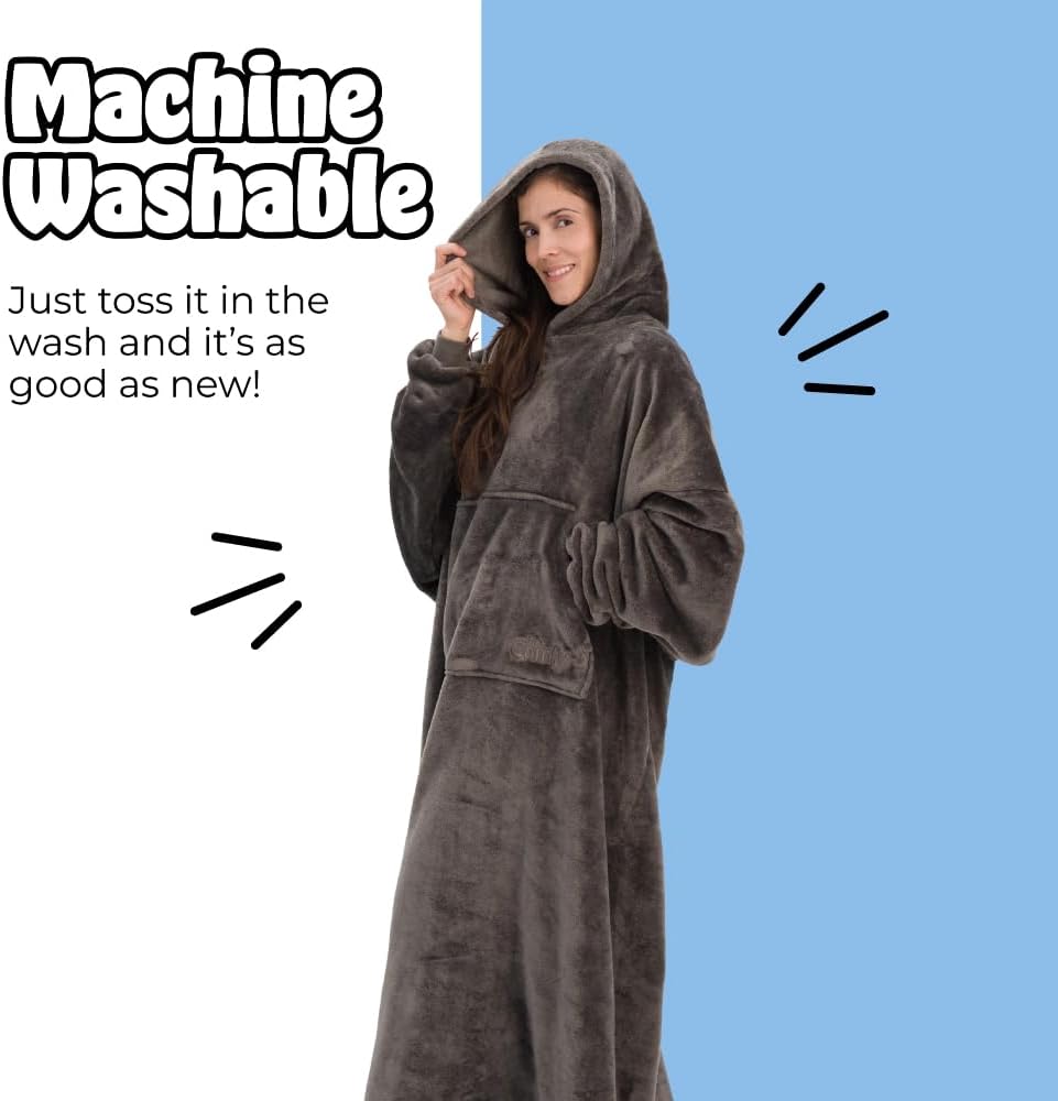 THE COMFY Dream | From Shark Tank | Patented | No Sherpa | Light Wearable Blanket Hoodie | Gift for Women & Men | One Size