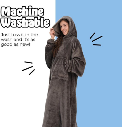 THE COMFY Dream | From Shark Tank | Patented | No Sherpa | Light Wearable Blanket Hoodie | Gift for Women & Men | One Size