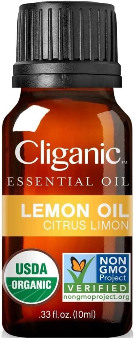 Cliganic Organic Lavender Essential Oil - 100% Pure Natural Undiluted, for Aromatherapy Diffuser | Non-GMO Verified - Colors B