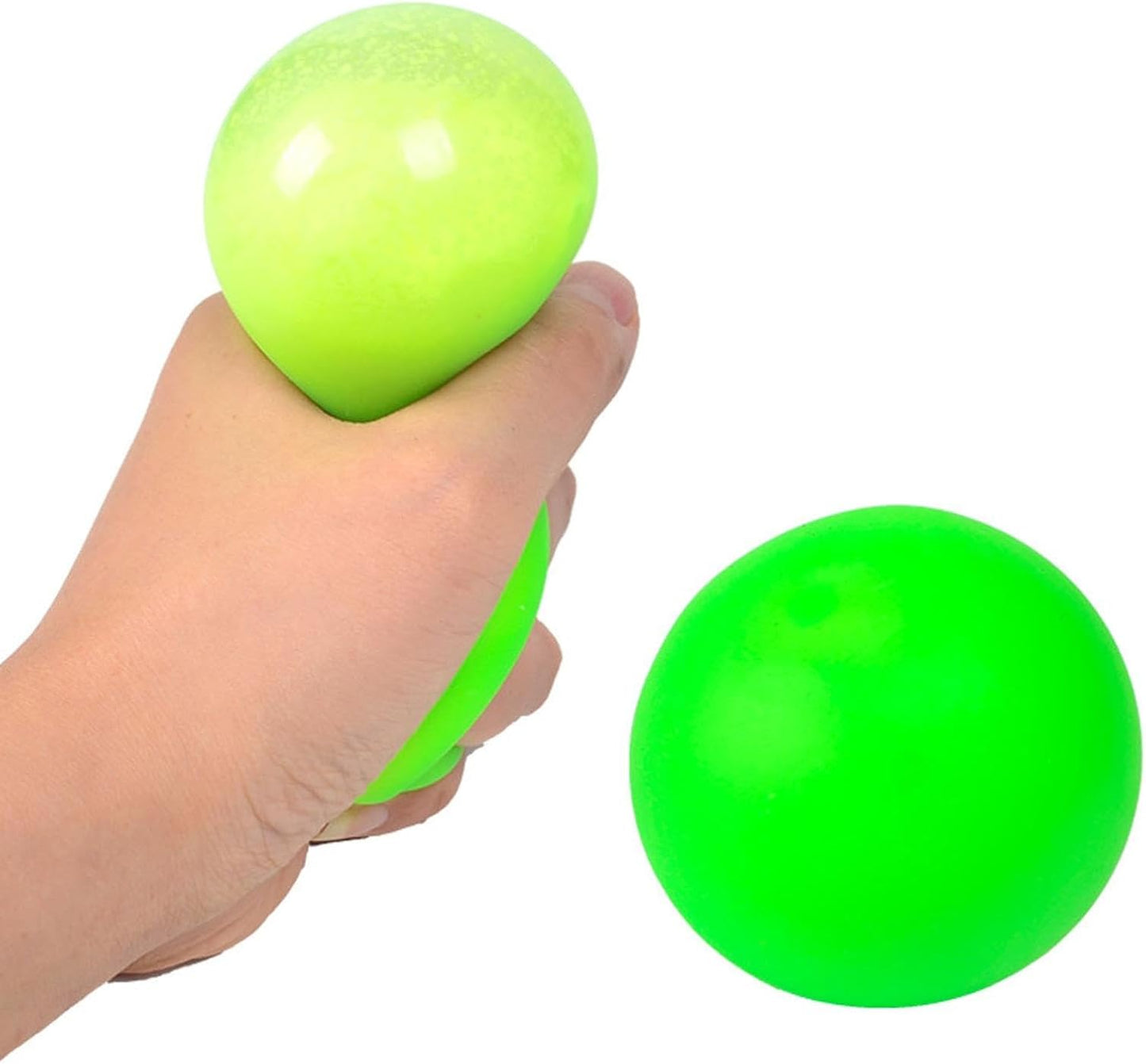 Colorful Squishies Stress Balls – Soft Squeezable Fidget Toys for Anxiety Relief, 6cm Portable Stress Toys for Adults (Random 2pack)
