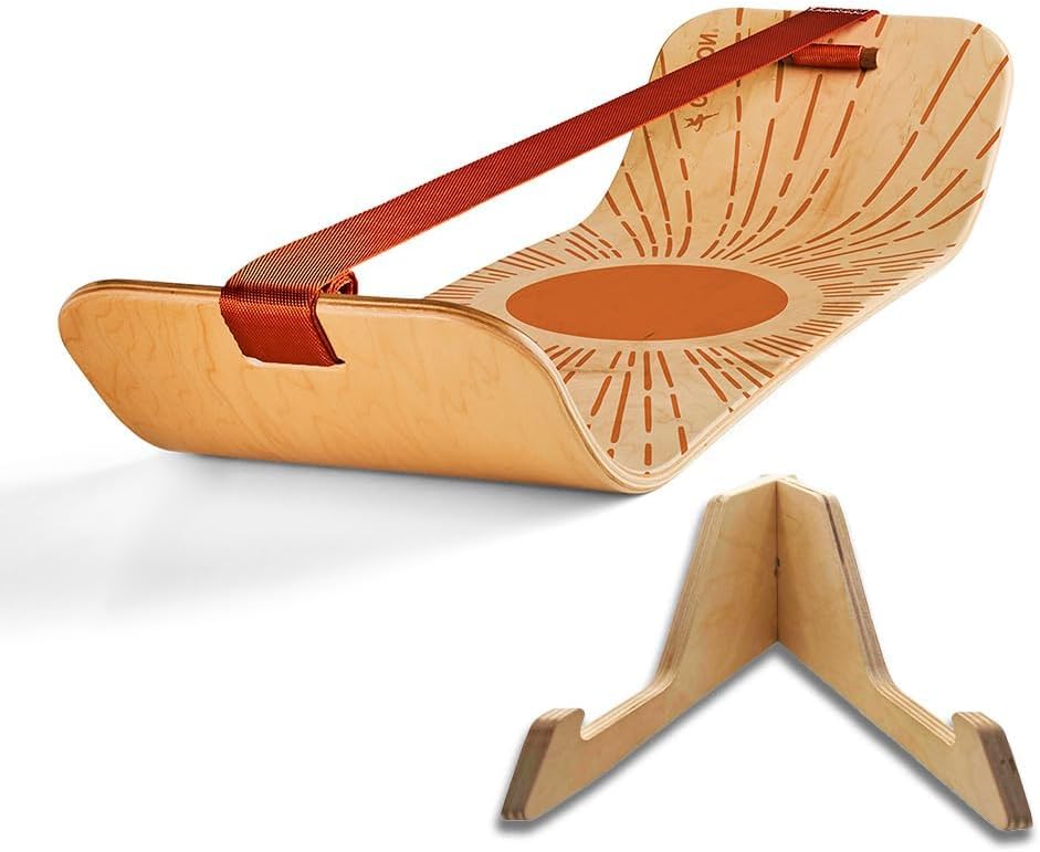 GIBBON SlackBoard, Balance Board Kids & Adults, Slackline Balance Trainer
