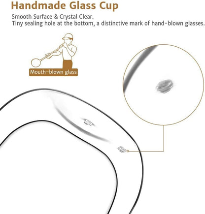 glastal Tea Infuser Mug 14.5oz Glass Tea Cup with Removable Stainless Steel Infuser and Lid, Double-walled Black Glass Tea Cup Teacup for Loose Leaf Tea, Birthday for Parents Dad Mum Friends Office