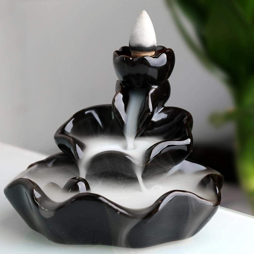Waterfall Incense Burner, Waterfall Incense Holder, with 10P Cones