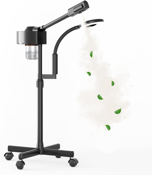 Professional Facial Steamer with Ozone & Magnifying Lamp