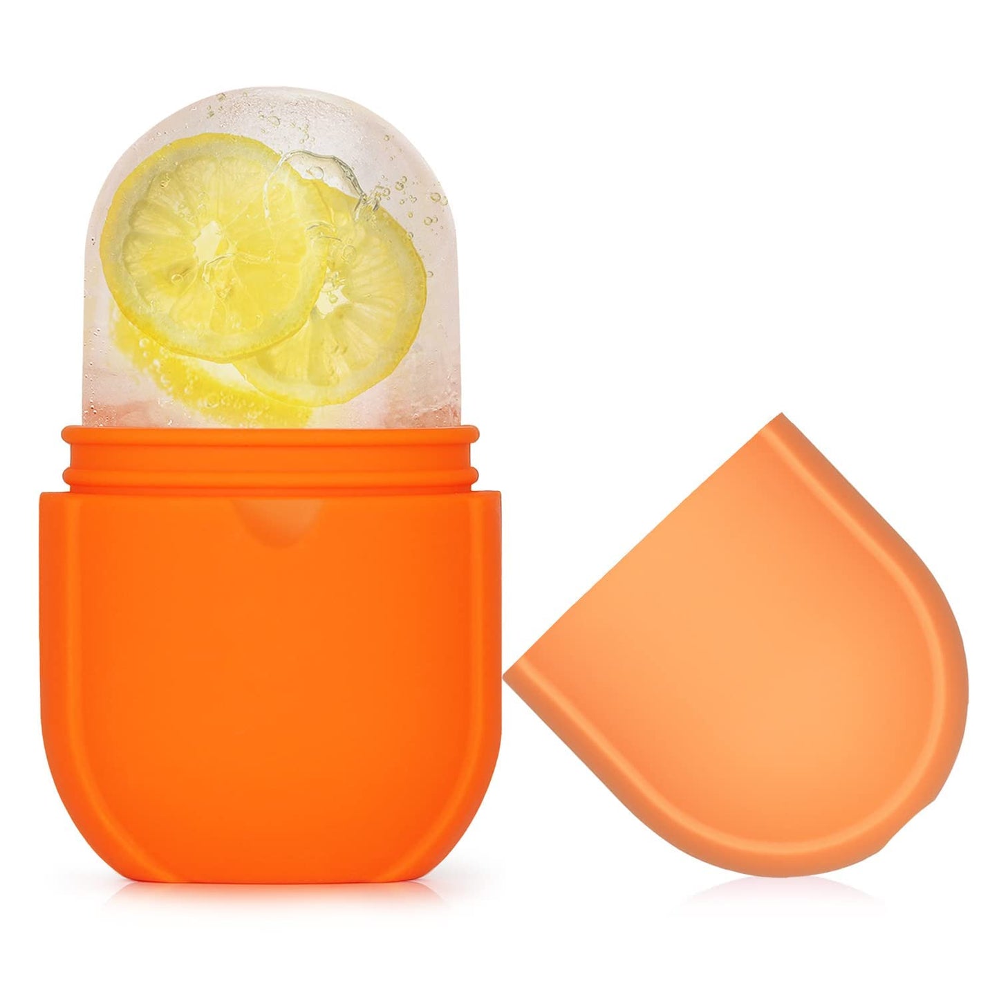 Ice Roller for Face and Eye, Ice Face Roller, Aesthetic Skin Care Tools Gifts for Women Cute Preppy Stuff,Silicone Ice Mold for Beauty(Pink)
