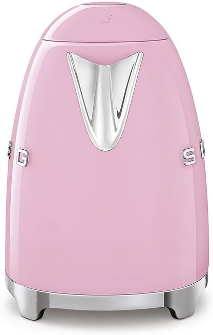 SMEG KLF03 Electric Kettle 1.7L (7 Cup), Retro Hot Water Boiler for Tea & Coffee, Fast Boiling, Auto Shut-Off, Soft Open Lid, 360° Swivel Base Countertop Kettle – Matte Champagne