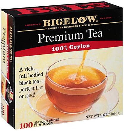 Bigelow Tea Black Tea 6 Flavor Variety Pack, Caffeinated Tea with Mint, Lemon, Constant Comment, English Teatime, Earl Grey, and Vanilla Chai, 20 Count Box (Pack of 6), 120 Total Tea Bags