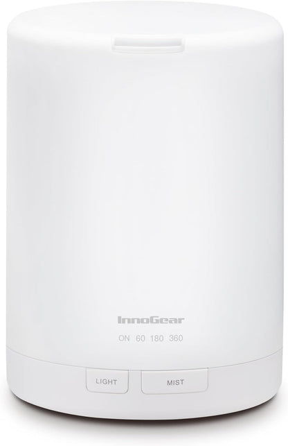 InnoGear 300ML Essential Oil Diffuser, Premium 5-in-1 Ultrasonic Aromatherapy Diffusers Mother's Gift Scent Humidifier Aroma Diffuser Vaporizer Auto-Off Timer for Room Office Home, Yellow, Medium