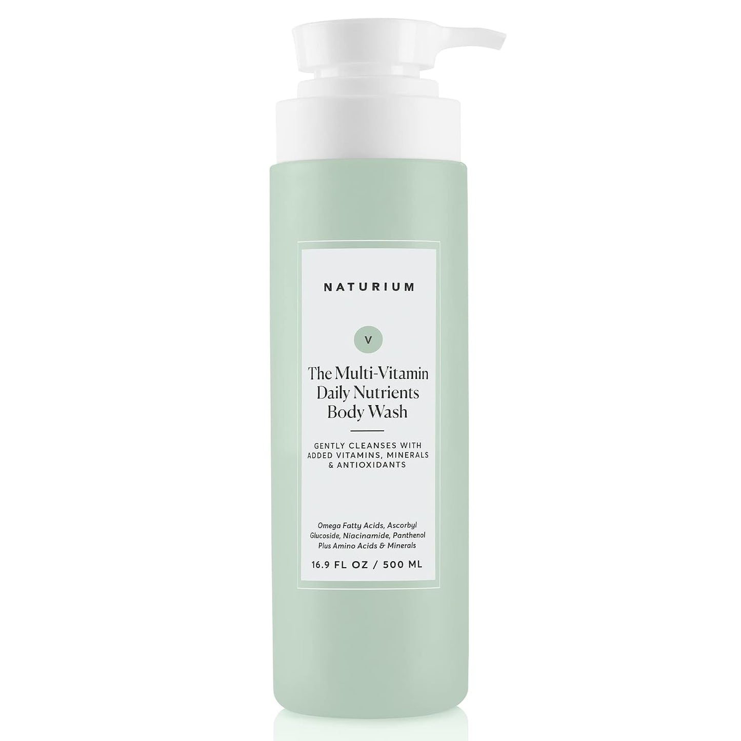 Naturium The Smoother Glycolic Acid Exfoliating Body Wash, Soft & Smoothing Cleanser, 16.9 oz