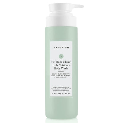 Naturium The Smoother Glycolic Acid Exfoliating Body Wash, Soft & Smoothing Cleanser, 16.9 oz