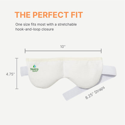 NatraCure Steam Heated Eye Mask – Warm Compress for Eyes, Microwavable for Dry Eyes, Stye Eye Treatment, Heated Eye Masks for Dry Eyes, Steam Eye Mask for Dry Eyes - 417SB RET