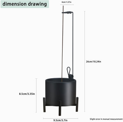 2 Pack Metal Incense Stick Holder, Ash Catcher Burner with Stable Base
