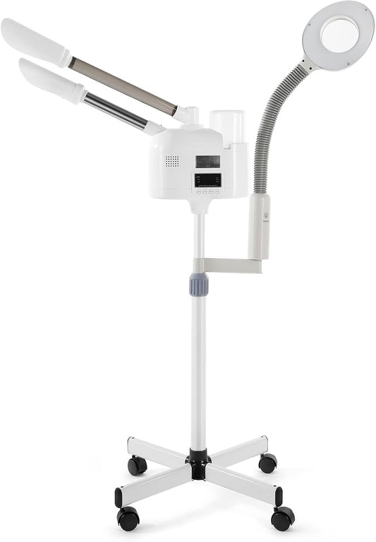 Professional Facial Steamer 3 in 1 Steamer for Face White