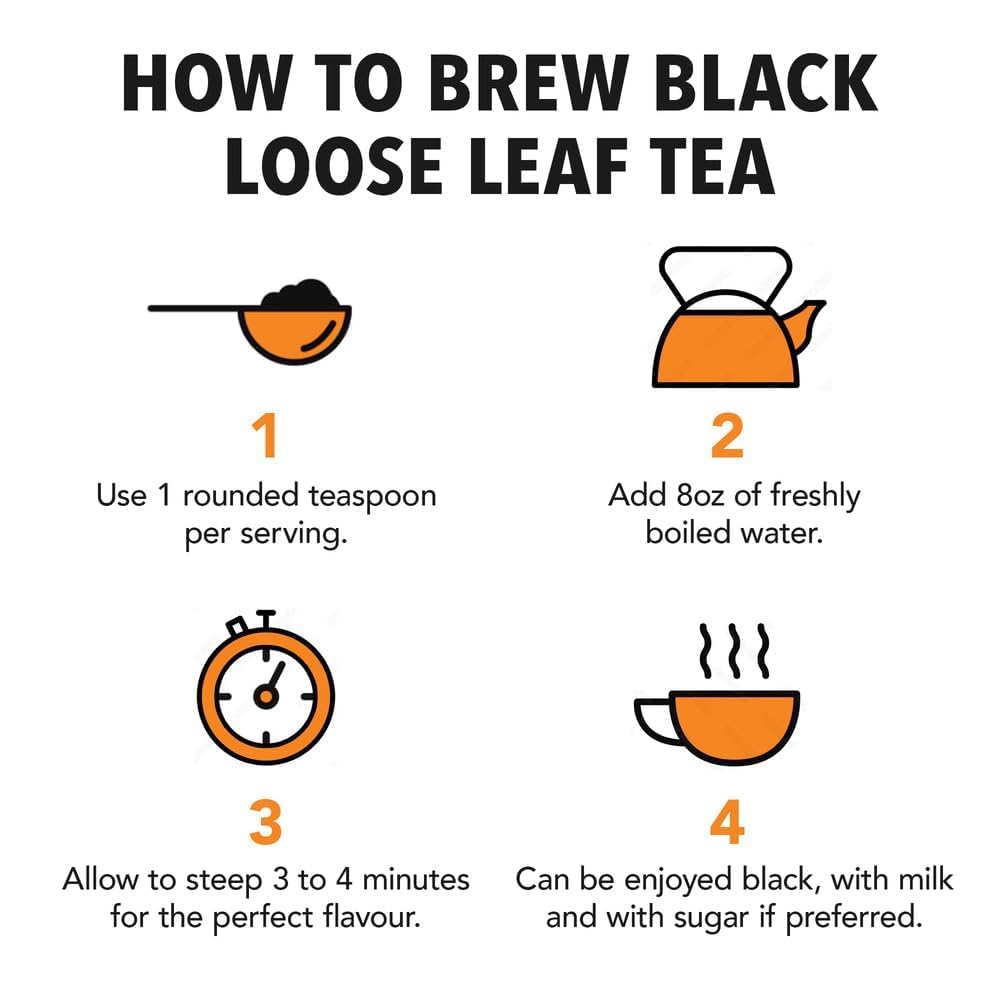Twinings English Breakfast Loose Tea Tin, 3.53 Ounce Tin (Pack of 1), Smooth, Flavourful, Robust Black Tea Leaves, Caffeinated, Enjoy Hot or Iced