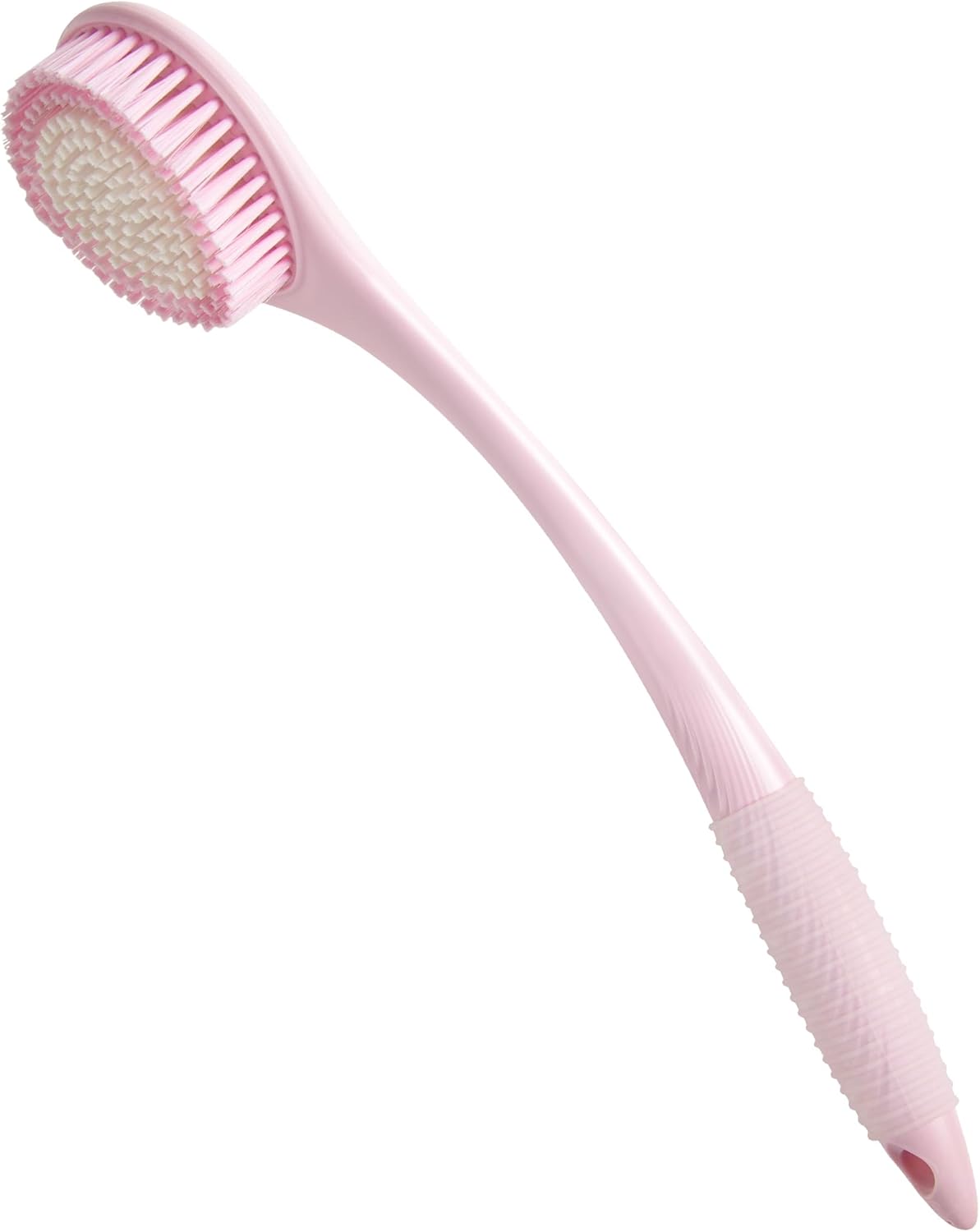 BEDELITE Back Scrubber for Shower, Soft Bath Brush Long Handle for Men & Women(16.4 Inches), Anti Slip Body Scrubber Exfoliator for Cleaning(Blue)