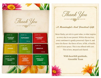 Full Seasons Sampler Herbal Tea Variety Pack, 9 Flavors, 90 Tea Bags Per Box. Individually Wrapped Bags, Made with 100% Natural, No Additives. Non-GMO - Glutin free, Sugar free. Boost Immunity & Rich in Antioxidants.