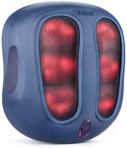 Nekteck Foot Massager with Heat, Shiatsu Heated Electric Kneading Foot Massager Machine for Neuropathy, Plantar Fasciitis, Feet Massage for Pain Relief, Circulation, Ideal Gifts for Man Woman Her Him