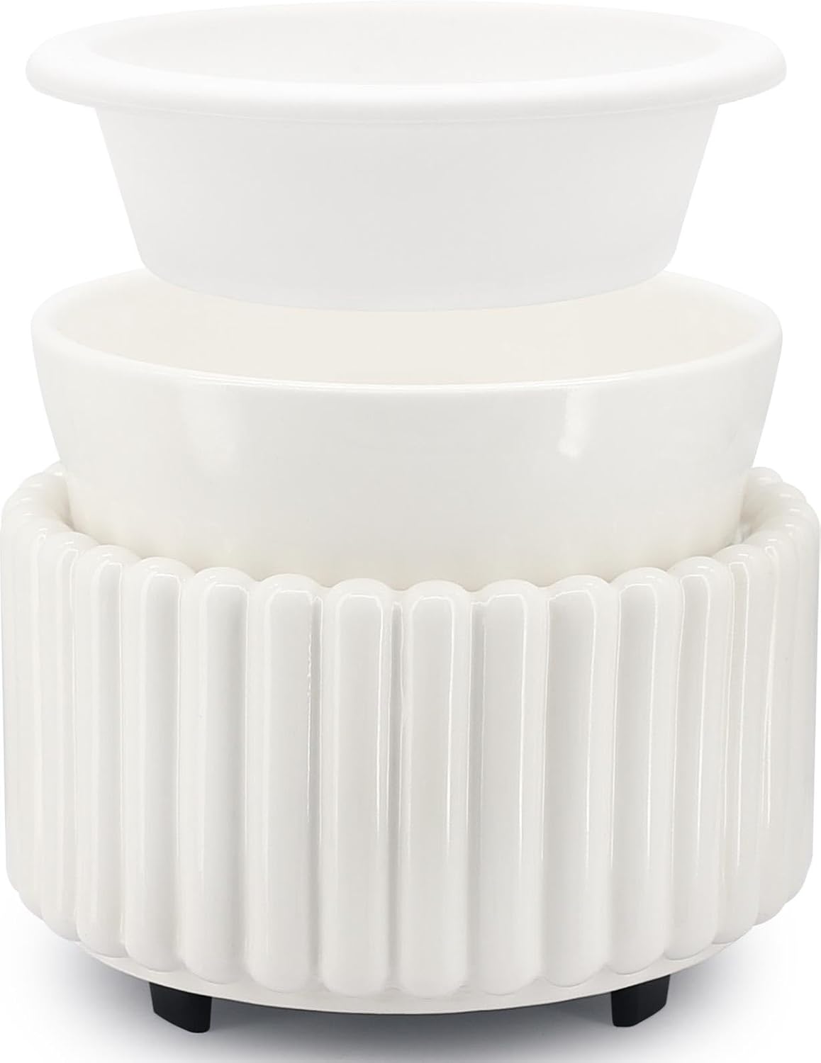 VICTORIA AROMA Ceramic Wax Melt Warmer 3-in-1 Candle Wax Warmer for Scented Wax Melter Electric Fragrance Wax Burner for Home Office Bedroom Gift & Decor…