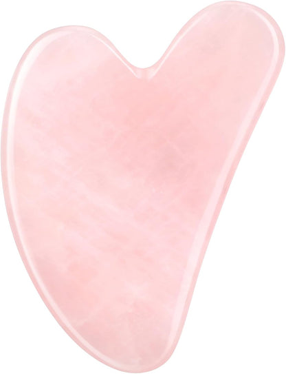 rosenice Gua Sha Facial Tools Guasha Tool Gua Sha Jade Stone Manual Massage Sticks for Jawline Sculpting and Puffiness Reducing for Face Body Tensions Reduce Festive Gifts