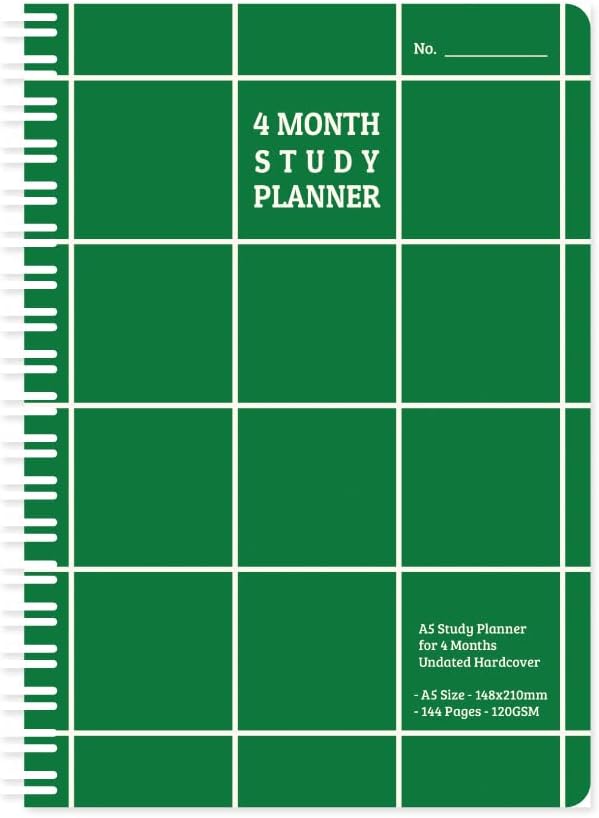 Monolike Basic B5 Monthly + Weekly Planner pad, A SET - Academic Planner, Weekly & Monthly Planner, To-do list, Note pad, Scheduler