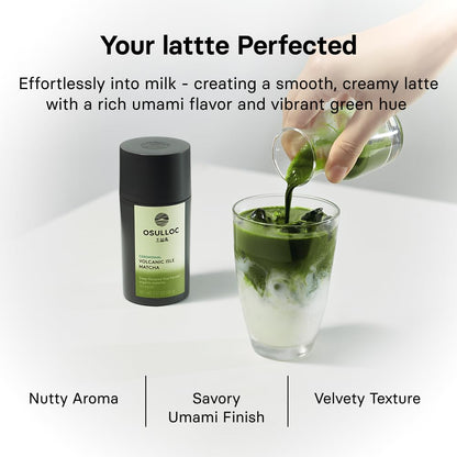 OSULLOC Jeju Matcha Milk Tea Powder Stick Packets, 10 Count