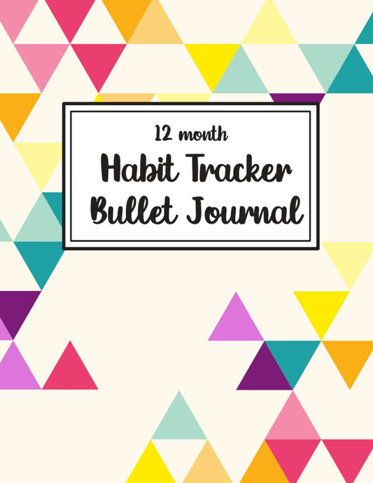 12 Month Habit Tracker Bullet Journal: Undated 8.5x11 Planner with Monthly Holiday/ Seasonal Themes, Calendar, Weather, Mood, and Cleaning Trackers, Habit Wheel and More!