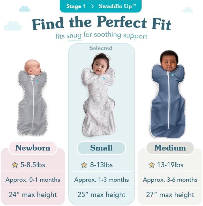 Love to Dream Swaddle UP, Baby Sleep Sack, Self-Soothing Swaddles for Newborns, Get Longer Sleep, Secure Fit Helps Calm Startle Reflex, New Born Essentials for Baby, 1.0 TOG, 13-19 lbs, Deep Olive