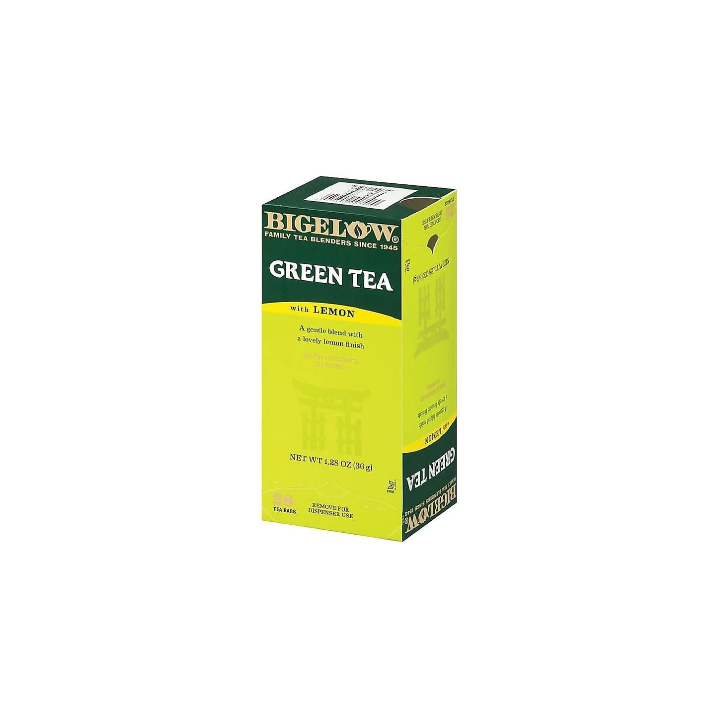 Bigelow Tea Green Tea with Mint, Caffeinated Tea with Green Tea and Peppermint, 20 Count (Pack of 6), 120 Total Tea Bags